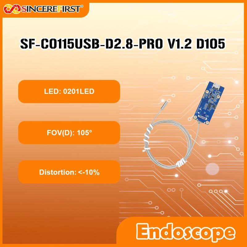 2.8mm Diameter IP67 Waterproof USB LED Endoscope Camera Module manufacturers